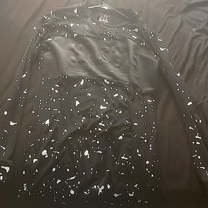 A hustle black spot shirt